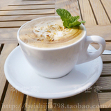 咖啡杯 ACF咖啡杯|纯白 加厚240毫升杯子卡布奇诺咖啡杯高档陶瓷