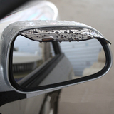 包邮汽车后视镜雨眉 晴雨挡车窗倒视镜遮雨板一对装汽车通用雨眉