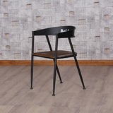 聚宏鑫欧式简易白色铁艺沙发椅子 铁艺時尚休闲咖啡店椅电脑椅