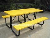 钢质园林桌椅B5126/户外家具/休闲座椅/庭院桌椅/园林椅/公园椅