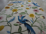 新西兰进口羊毛手工地毯美式地毯酒店工程满铺毯卧室客厅地毯孔雀