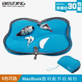 mac pro13苹果笔记本电脑MacBook12 air电源数据线数码收纳包配件