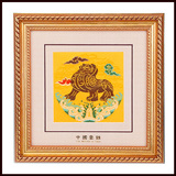 南京云锦框画卷轴摆件 家居装饰中国特色工艺品 开业送礼商务礼品