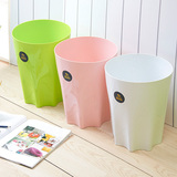 稻草屋加厚大号无盖垃圾桶时尚创意厨房客厅家用垃圾筒塑料收纳桶
