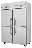 银都商用四门冰箱四门冷柜双机双温立式冰柜冷藏冷冻厨房冰箱特价