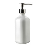 宜家代购IKEA玻璃洗涤剂瓶皂液器洗洁精瓶按压瓶沐浴乳洗手液白瓷