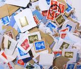 梅钦 英国邮票 普票 剪片 外国邮票 10000枚 信销邮票 包邮