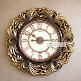 超大欧式复古钟表挂钟客厅创意钟个性挂表简约圆形静音壁钟石英钟