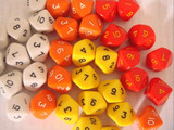 10面(1-10)龙与地下城多面骰子dice桌游DND万智牌道具彩色色子
