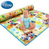 迪士尼婴儿宝宝爬行垫爬爬垫垫子泡沫地垫儿童爬行垫加厚2cm玩具