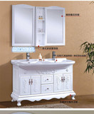 洗手盘浴室柜橡木特价实木吊柜欧式卫生间简约镜柜组合