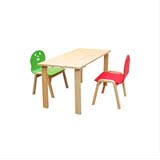 出口特价儿童桌椅套装幼儿园桌椅游戏学习实木桌椅0-12岁可升降椅