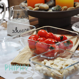 玻璃通透碗 烘焙预调碗 创意水果沙拉碗 钢化玻璃碗 微波炉碗玻璃