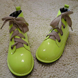 2011新款潮流女鞋糖果漆皮短靴荧光色高帮平底休闲女式板鞋子单鞋