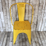LOFT工业风法式乡村复古怀旧吧椅/彩色铁质靠背椅/个性餐椅