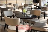 欧式售楼处洽谈桌椅沙发椅一桌四椅  新古典咖啡厅沙发桌椅组合