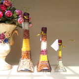 五谷丰登玻璃瓶 婚庆摆件 客厅餐厅装饰品 创意工艺品 埃菲尔铁塔