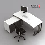 上海杭州办公家具办公桌电脑桌黑白经理桌时尚主管桌老板桌