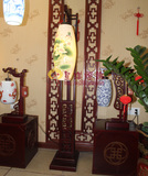 中国风古典落地灯薄胎陶瓷灯中式灯木艺灯饰灯具客厅灯卧室灯8002