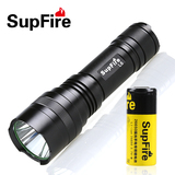 SupFire正品神火强光手电筒L6可充电家用远射户外打猎超亮LED防水