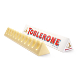 新货 瑞士原装进口Toblerone瑞士三角白巧克力含有蜂蜜杏仁100g