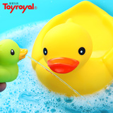 正品特价皇室婴儿玩具01岁宝宝玩具洗澡鸭子幼儿童戏水喷水大黄鸭