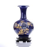 景诺 景德镇陶瓷器 景泰蓝花瓶 现代时尚家居摆件装饰工艺品摆设