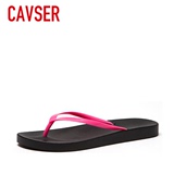 CAVSER2016夏季时尚欧美女式夹脚人字拖鞋平底凉拖鞋情侣沙滩鞋独