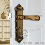 香港品牌 房门锁室内门锁 黄古铜轴承锁欧式中式古典款高品质门锁