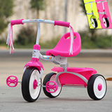 儿童三轮车铁制宝宝折叠自行车带斗男女孩脚踏车脚蹬1-2-3岁以上