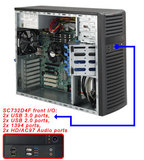 超微 SC732D4F-500B 完美搭配X9DAi 超静音 USB 3.0 工作站机箱