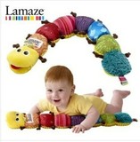 Lamaze拉泽玛毛毛虫毛绒玩具带量身尺新生儿用品大全礼物创意宝宝