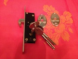 老式木门/铝合金门/塑钢门通用移门锁 带勾 加长钥匙 价格低