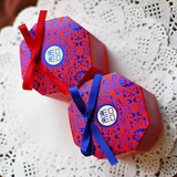喜泡喜糖盒结婚用品小号喜糖盒子中国风婚礼创意糖果纸糖盒青花瓷