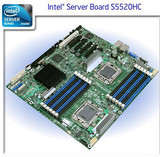Intel/英特尔 S5520HC 双路服务器 工作站主板  双路X58 1366针