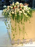 商务台花 前台迎宾花 签到台鲜花 商务礼仪鲜花 上海会务鲜花设计