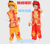 苗族儿童演出服装 少数民族男童 葫芦丝舞台表演服装傣族舞蹈服装