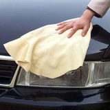 汽车用品超市吸水鹿皮巾 汽车洗车毛巾擦玻璃清洁美容工具