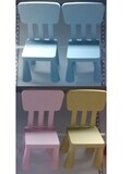 四皇冠聚美宜家代购 IKEA 玛莫特儿童椅儿童学习椅餐椅浅粉浅蓝浅