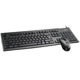 富勒L600有线 键鼠套装 静音套装 办公游戏键盘鼠标套装 黑白套装