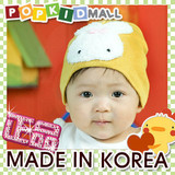 [杀价]E73/popkid/韩国儿童帽子/兔子假发婴儿帽子/全棉/宝宝帽