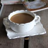 ZAKKA杂货 法式家居用品 欧美纯手工浮雕陶瓷宜家咖啡奶杯 红茶杯