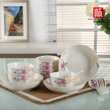 陶瓷餐具瓷器套装欧式饭碗碗碟盘子创意结婚礼品套装礼盒套碗包邮