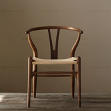 北欧表情/北美黑胡桃木家具/Y型椅chair/实木餐椅扶手椅