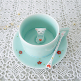 三浅手工咖啡杯创意礼品情侣咖啡杯杯碟下午茶茶杯茶具套装包邮