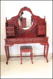 非洲酸枝木梳妆台/桌凳子 红木梳妆台/镜化妆台 中式实木卧室家具