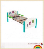 幼儿园家具批发木制造型儿童床幼儿园专用床加宽型耐用宝宝午睡床