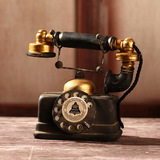 复古 老式电话机模型 服装店酒吧咖啡厅 怀旧摆件 橱窗陈列装饰品