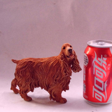 吉佳美厂家直销英国品牌可卡犬狗仿真动物模型树脂工艺品汽车摆件