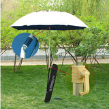 金威铝合金钓鱼伞1.8-2米折叠三折沙滩伞遮阳渔具伞防紫外线包邮